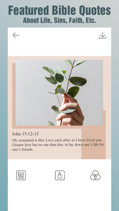 Bible Lens - add Bible quotes screenshot 2