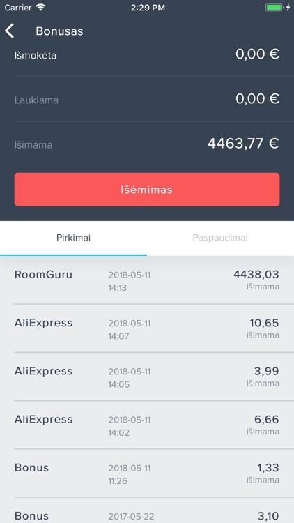 Bonusway Lietuva: Cashback app screenshot-5