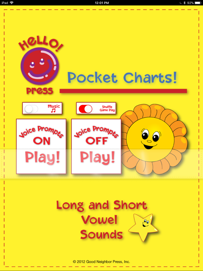 Pocket Charts Vowel Sounds