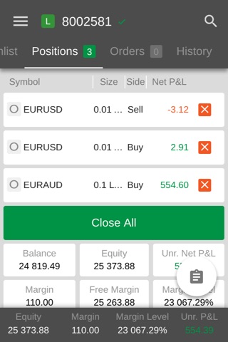 Xena cTrader screenshot 2