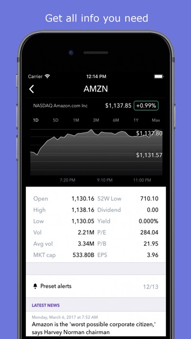 Crypto Alerts & Stock Tracker screenshot 3