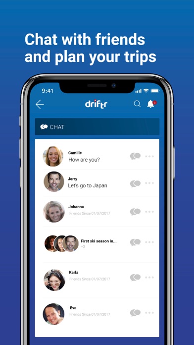 Driftr: Social travel platform screenshot 3
