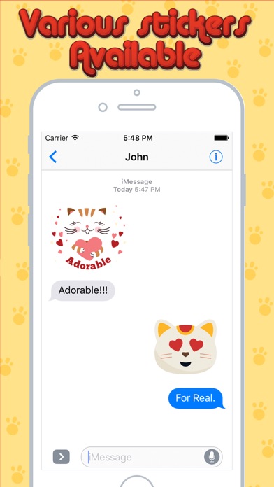 Kitty Emoji stickers Pack screenshot 2
