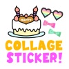 Cute collage sticker