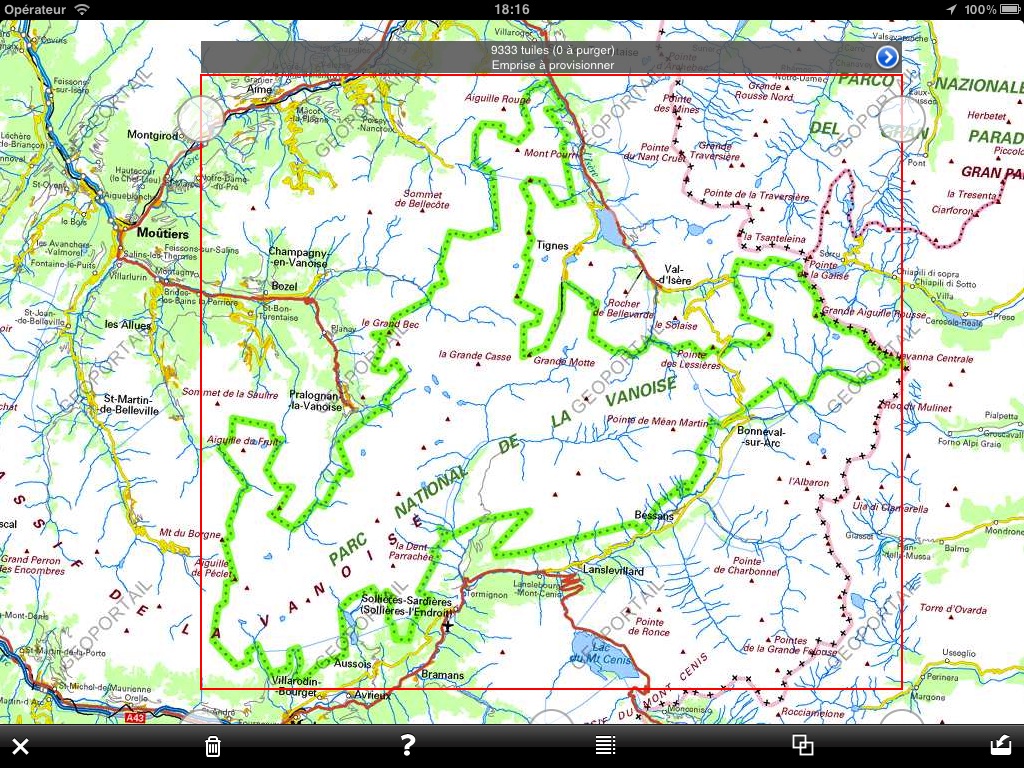 Iphigénie | The Hiking Map App screenshot 4