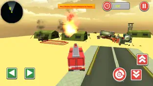Screenshot 4 911 Blocky Ambulance Sim Game iphone