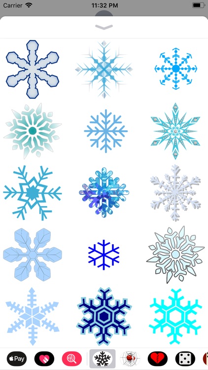 Snowflake Sticker Pack screenshot-4