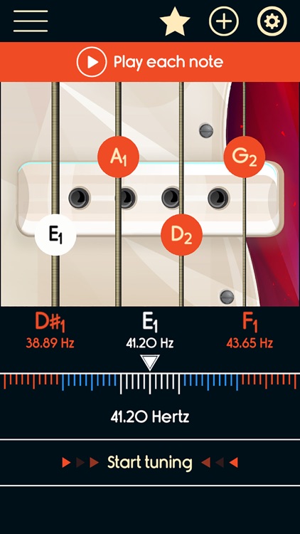 Bass Guitar Tuner Master