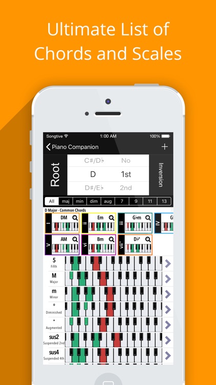 Piano Companion PRO: chords screenshot-3