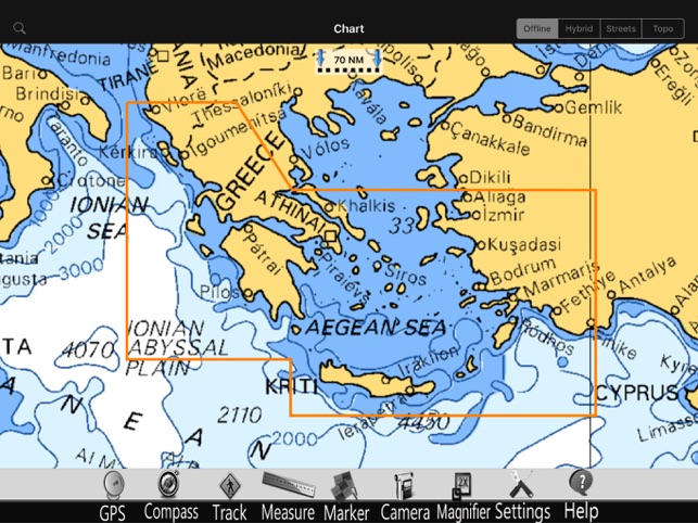 Aegean S. Nautical Charts Pro(圖5)-速報App