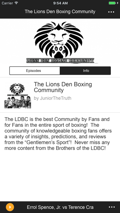 The Lions Den Boxing Community screenshot 2