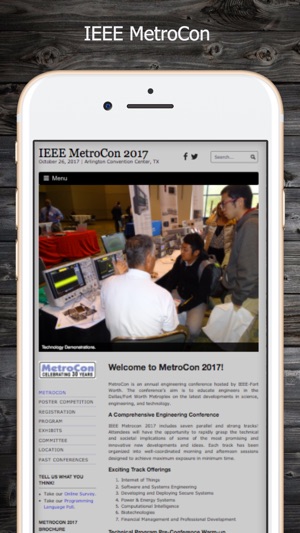 IEEE MetroCon(圖2)-速報App