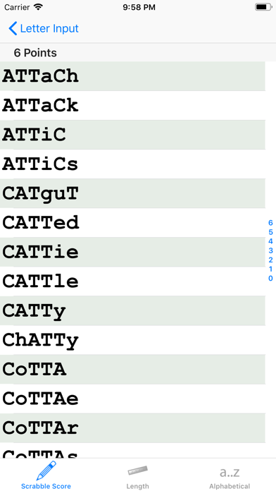 Words a Word Finder for Gamesのおすすめ画像7