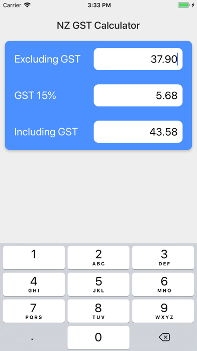How to cancel & delete NZ GST Calculator - GST NZ from iphone & ipad 1