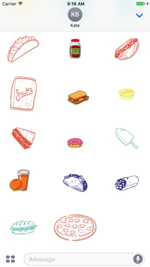 Yummy Food Sticker Pack(圖5)-速報App