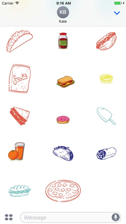 Yummy Food Sticker Pack screenshot-4