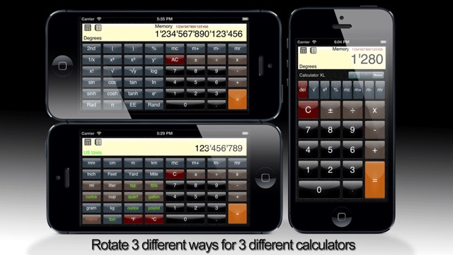 Calculator XL - Standard Scientific Unit