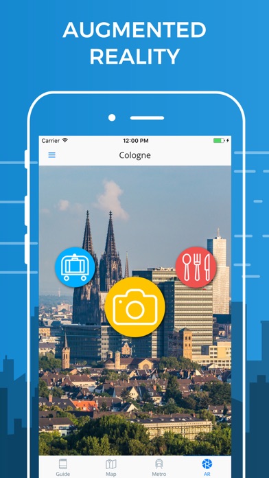 Cologne Travel Guide with Offline Street Map screenshot 2