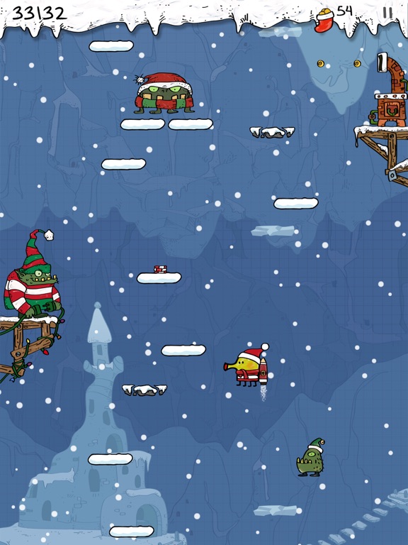 Doodle Jump Christmas PLUS IPA Cracked for iOS Free Download