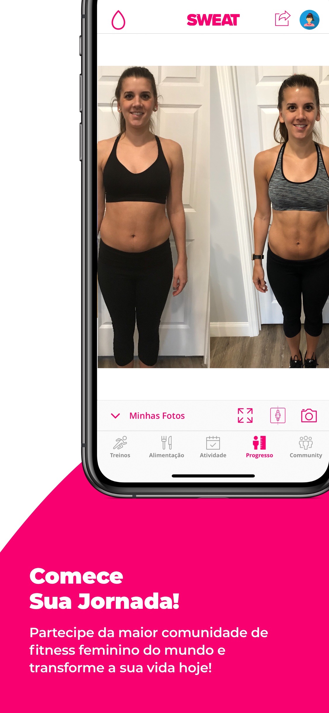 Screenshot do app Sweat: Fitness Kayla Itsines