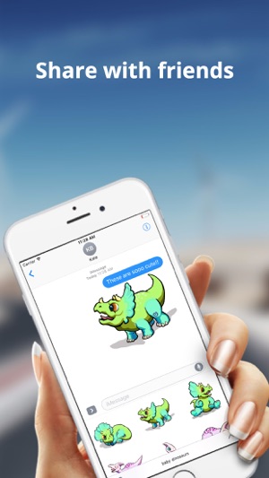 Baby Dinosaur Stickers - Cute!(圖1)-速報App