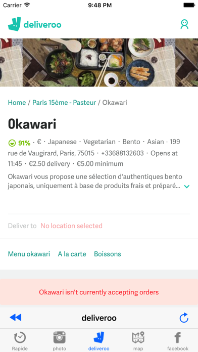 OKAWARI.fr screenshot 3