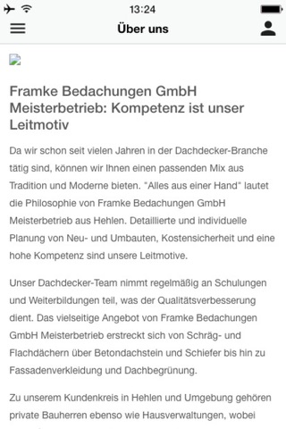 Framke Bedachungen screenshot 2