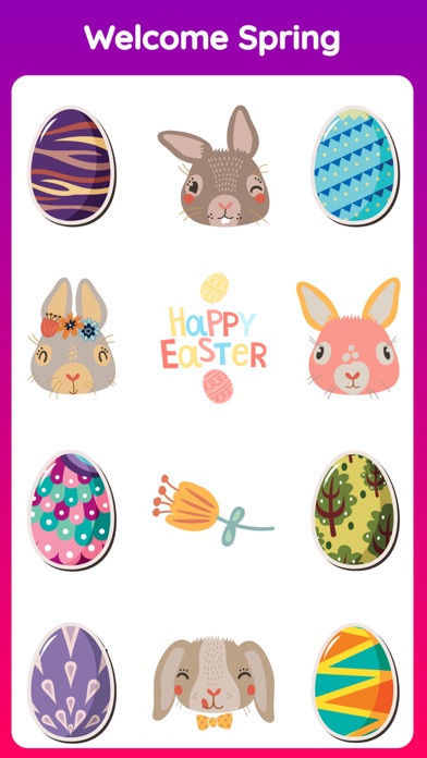 How to cancel & delete Animated Happy Easter Stickers from iphone & ipad 4