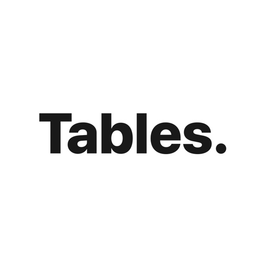 Tables. Просто таблицы.