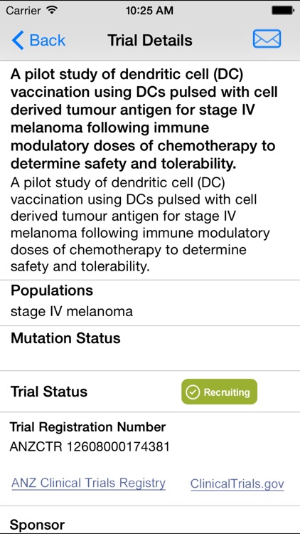 ClinTrial Refer Melanoma