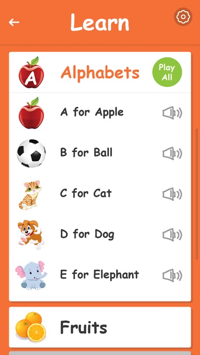 Nursery Fun Learning & Quiz screenshot 3