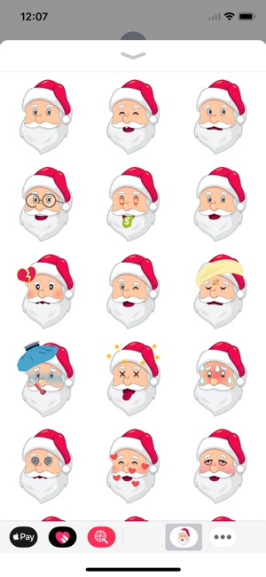 Santa Claus Emoji Stickers(圖2)-速報App