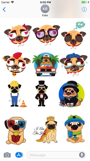 Biggie Pug Emoji(圖2)-速報App