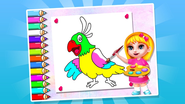 Kids Color Book - Finger Paint screenshot-3