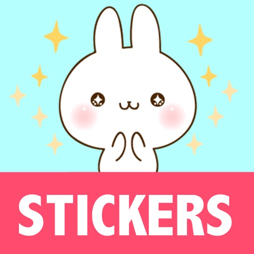 Namaiki rabbit Stickers Korean icon