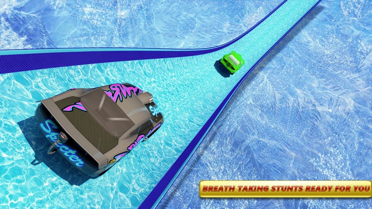 Mega Ramp Ice Racing Car Stunt screenshot-4