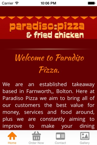 Paradiso Pizza Farnworth screenshot 2