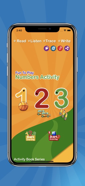 Numbers 123 Activity Book Lite