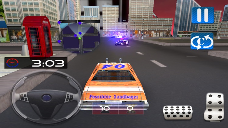 Amazing Police Pursuit Car 3d screenshot-3