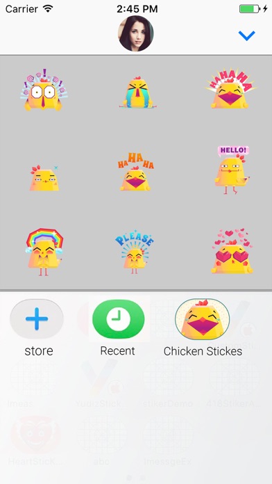Chicken Emoji Animated Sticker screenshot 4