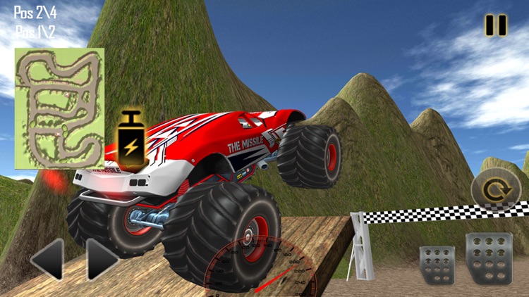 Super Monster Truck Racing: Destruction Stunt Game