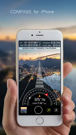 Game screenshot Compass i8 (GPS Camera) mod apk