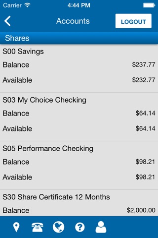 Foothill Credit Union screenshot 2