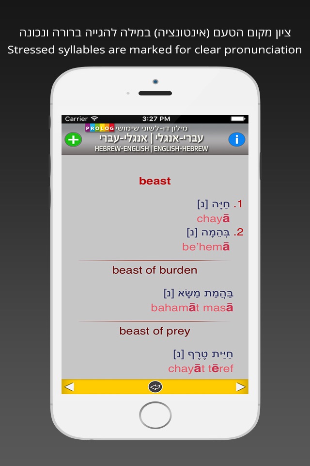 HEBREW Dictionary 18a5 screenshot 4