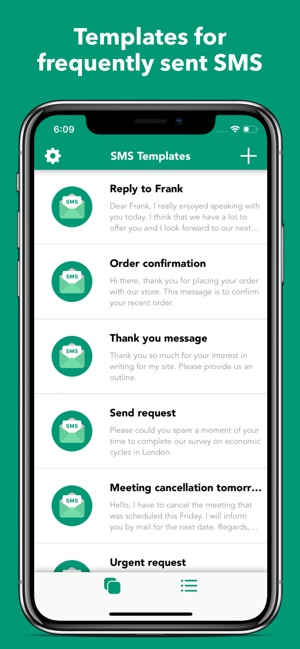 SMS Templates - Text Messages