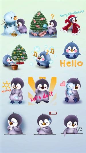 Penguin Bo 2 Sticker Pack(圖3)-速報App