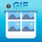 Using Image to GIF Converter, It just takes 2 steps to create your GIF file and GIF Editor app is as easy to use as: