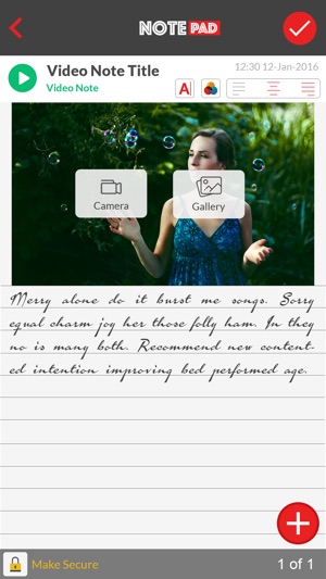 Secure Notepad Pro - Text, Picture, Video & List(圖3)-速報App