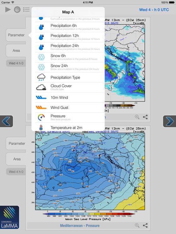 Atmosphere WRF for iPad
