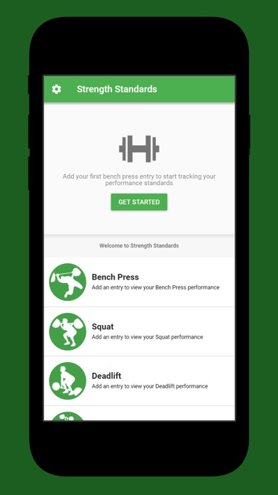 Strength Standards: Tracker screenshot 4